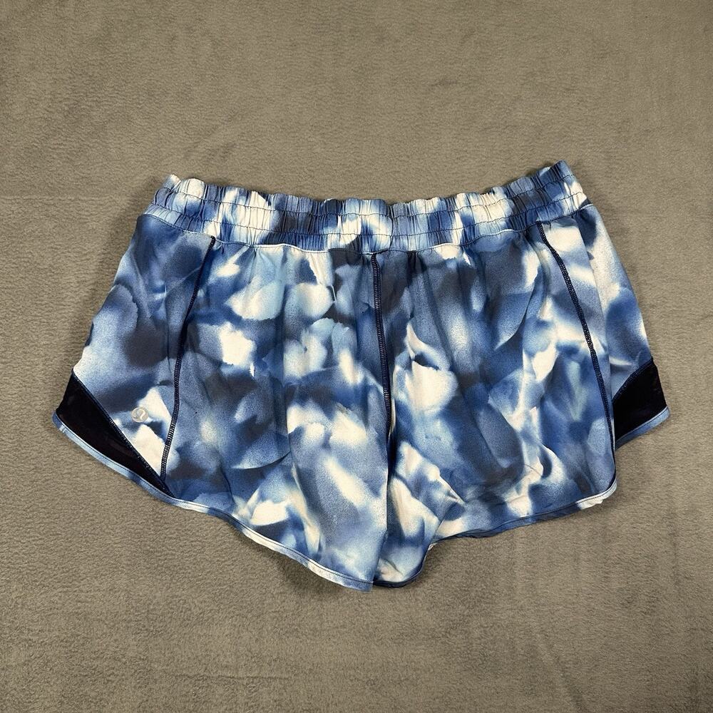 Lululemon Shorts Women 12 Blue Hotty Hot II Low-Rise Lined Swift Running W7AJTR - Picture 5 of 6